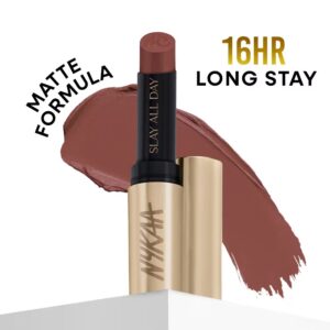Nykaa Matte to Last No Transfer Long Lasting Lipstick - Chai